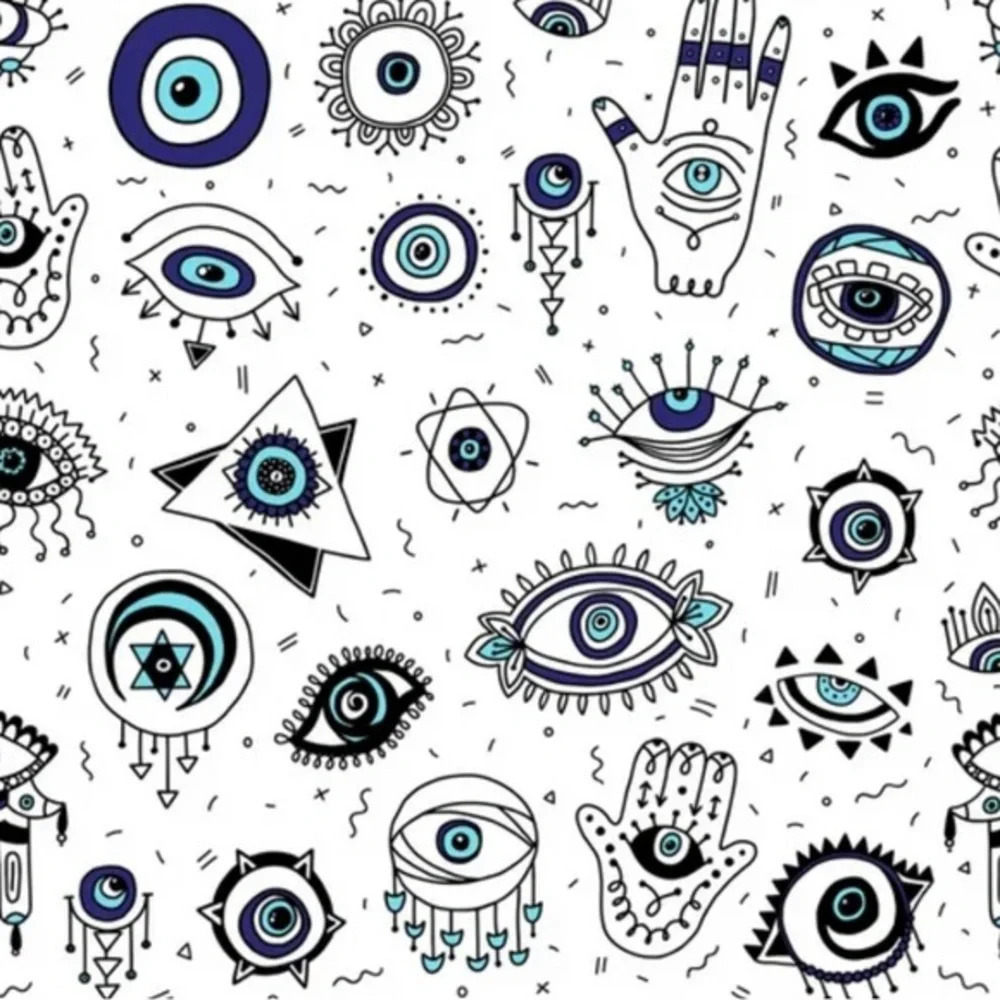 CLEARANCE Lucky Evil Eye Hamsa Bracelet Beads Red Blue String Protection Unisex - Picture 4 of 13